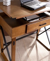 Southern Enterprises Rourke Adjustable Height Desk
