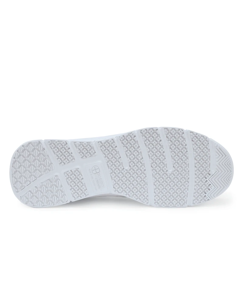 Shoes for Crews Men's Galley Ii Slip Resistant Work Shoes, Water Resistant, White, 8.5