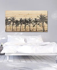Empire Art Direct 'Solitary Beach' Arte De Legno Digital Print on Solid Wood Wall Art - 30" x 60"