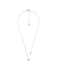 Michael Kors Sterling Silver Cubic Zirconia Pendant Necklace
