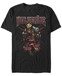 Marvel Men's Classic X-Men Angry Wolverine, Short Sleeve T-Shirt