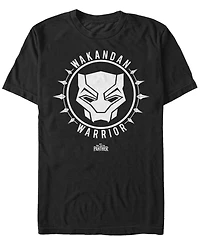 Marvel Men's Black Panther Wakanda Warrior Short Sleeve T-Shirt