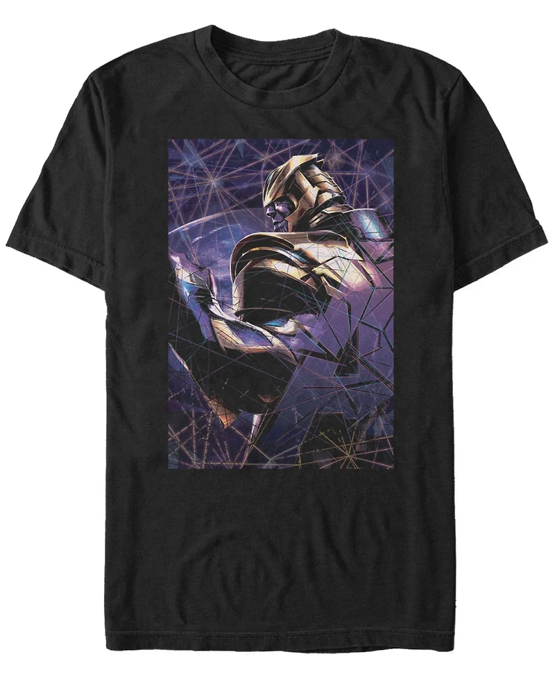 Marvel Men's Avengers Infinity War Thanos Breaking Apart Short Sleeve T-Shirt