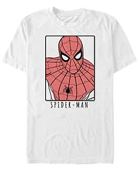 Marvel Men's Spider-Man Painted Portrait Short Sleeve T-Shirt