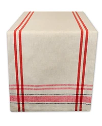 Chambray French Stripe Table Runner 14" x 72"