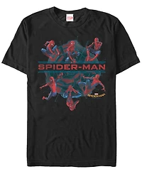 Marvel Men's Spider-Man Homecoming The Many Poses of Short Sleeve T-Shirt
