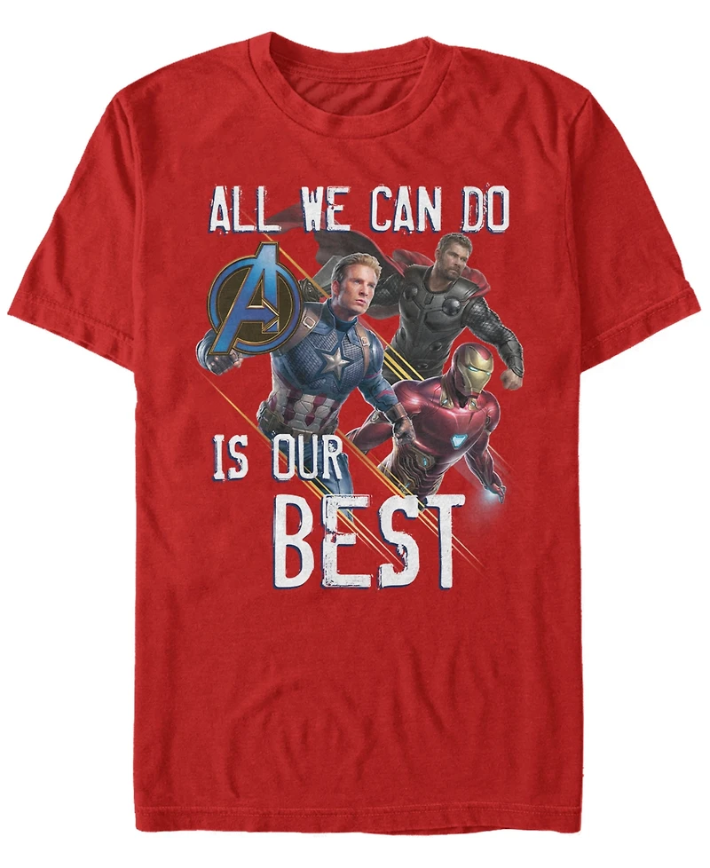 Marvel Men's Avengers Endgame Do Our Best Short Sleeve T-Shirt