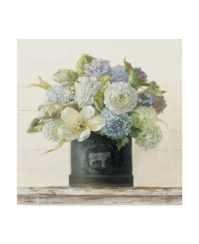 Danhui Nai Tulips in Hatbox Shiplap Canvas Art - 20" x 25"