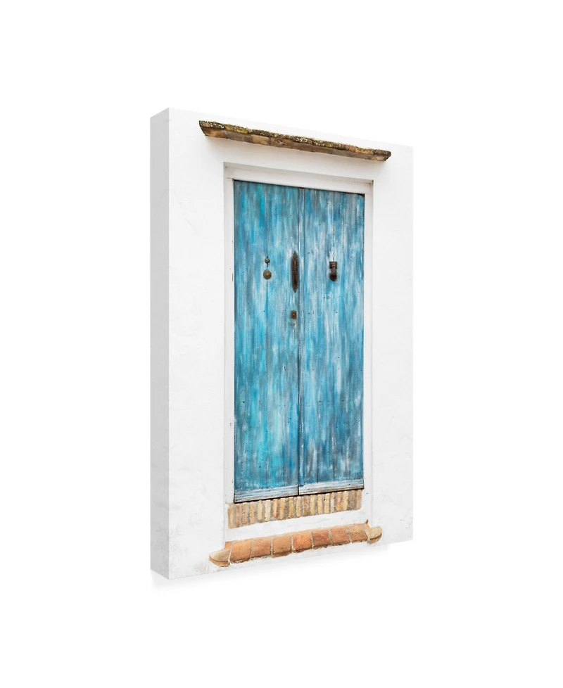 Philippe Hugonnard Made in Spain Old Blue Door Canvas Art - 27" x 33.5"