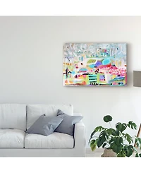 Karen Fields Abstract Clouds Canvas Art - 37" x 49"