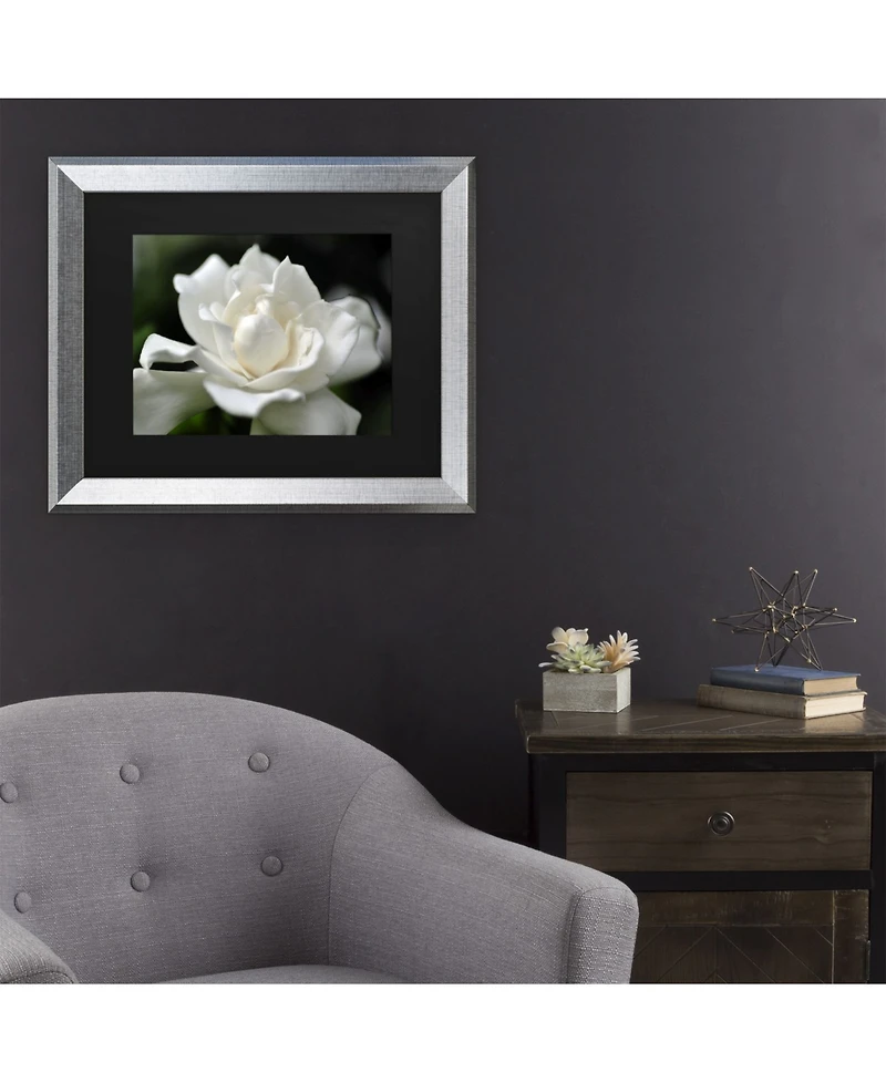 Kurt Shaffer Lovely Gardenia Matted Framed Art