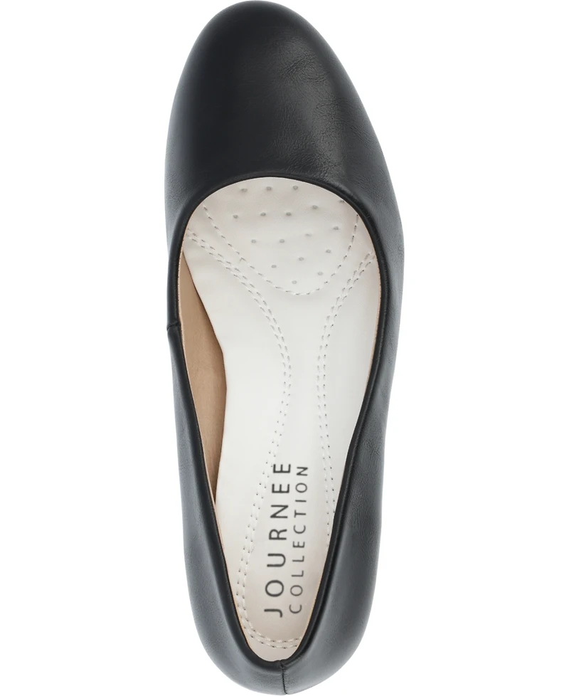 Journee Collection Women's Luu Round Toe Pumps