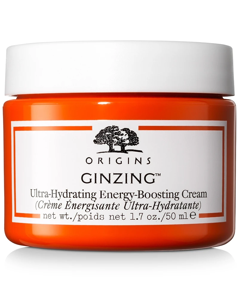 GinZing Ultra Hydrating Energy Boosting Face Cream Moisturizer, 1.7 oz.