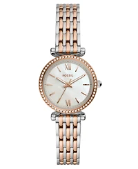 Fossil Women's Carlie Mini Gold-Tone Stainless Steel Bracelet Watch 28mm
