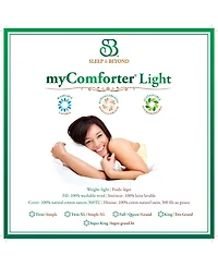 Sleep & Beyond Mycomforter Light Washable Wool Comforter