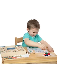 Melissa and Doug Wooden Abc Activity Stamp Set