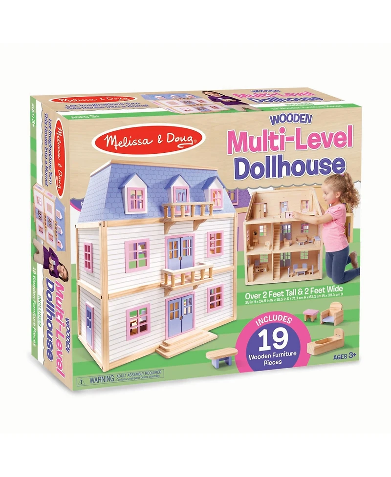 Melissa and Doug Multi-Level Dollhouse