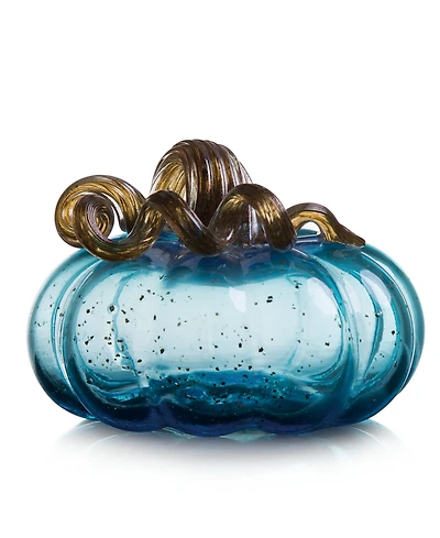 Glitzhome Glass Pumpkin