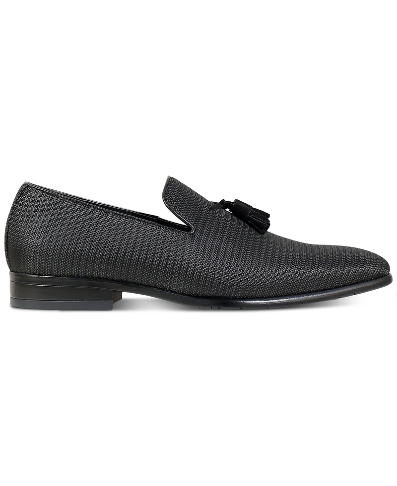 Stacy Adams Men's Tazewell Plain Toe Tassel Slip-on Loafer