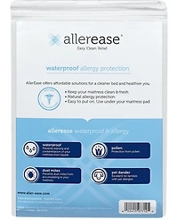 AllerEase Waterproof Allergy Protection Zippered Mattress Protector