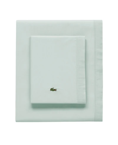 Lacoste Home Solid Cotton Percale Pillowcase Pair, King