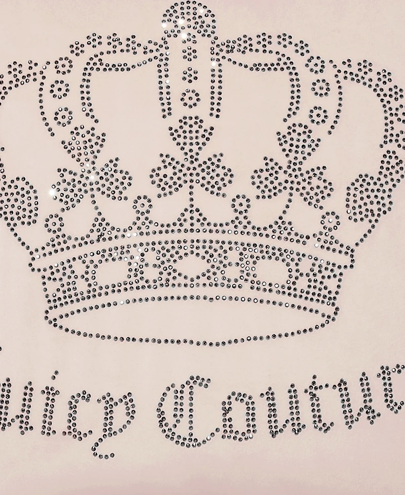 Juicy Couture Velvet Novelty Decorative Pillow, 20" x