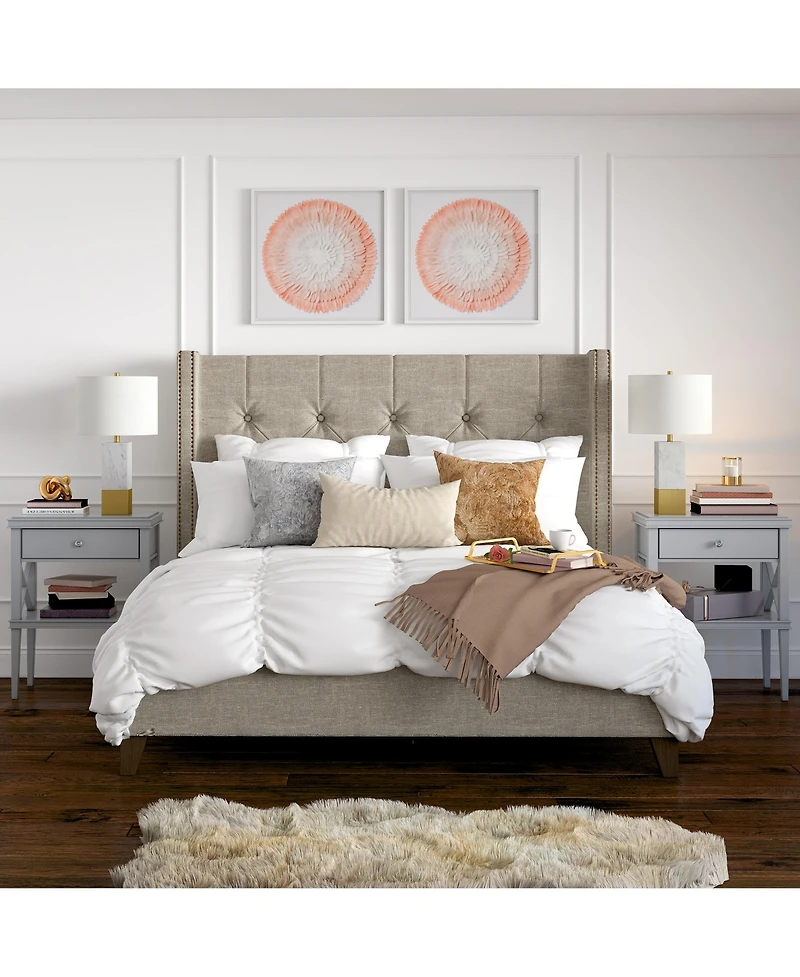 Lena Table Lamp In Carrara Style