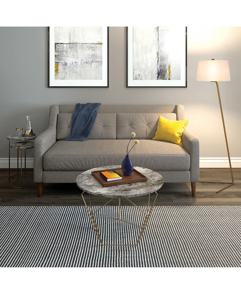 Hudson & Canal Markos Floor Lamp In Brass