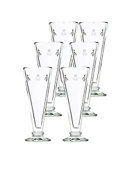 La Rochere Glassware Napoleon Bee 6-ounce Flutes, Set of 6