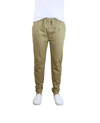 Galaxy By Harvic Men's Basic Stretch Twill Joggers