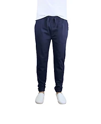 Galaxy By Harvic Men's Basic Stretch Twill Joggers