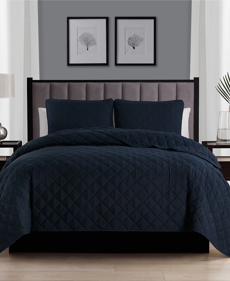 Cathay Home Inc. Oversize Lightweight Quilt Set, Full/Queen
