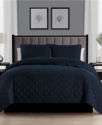Cathay Home Inc. Oversize Lightweight Quilt Set, Full/Queen