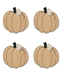 Elrene Burlap Pumpkin Placemat, Set of 4