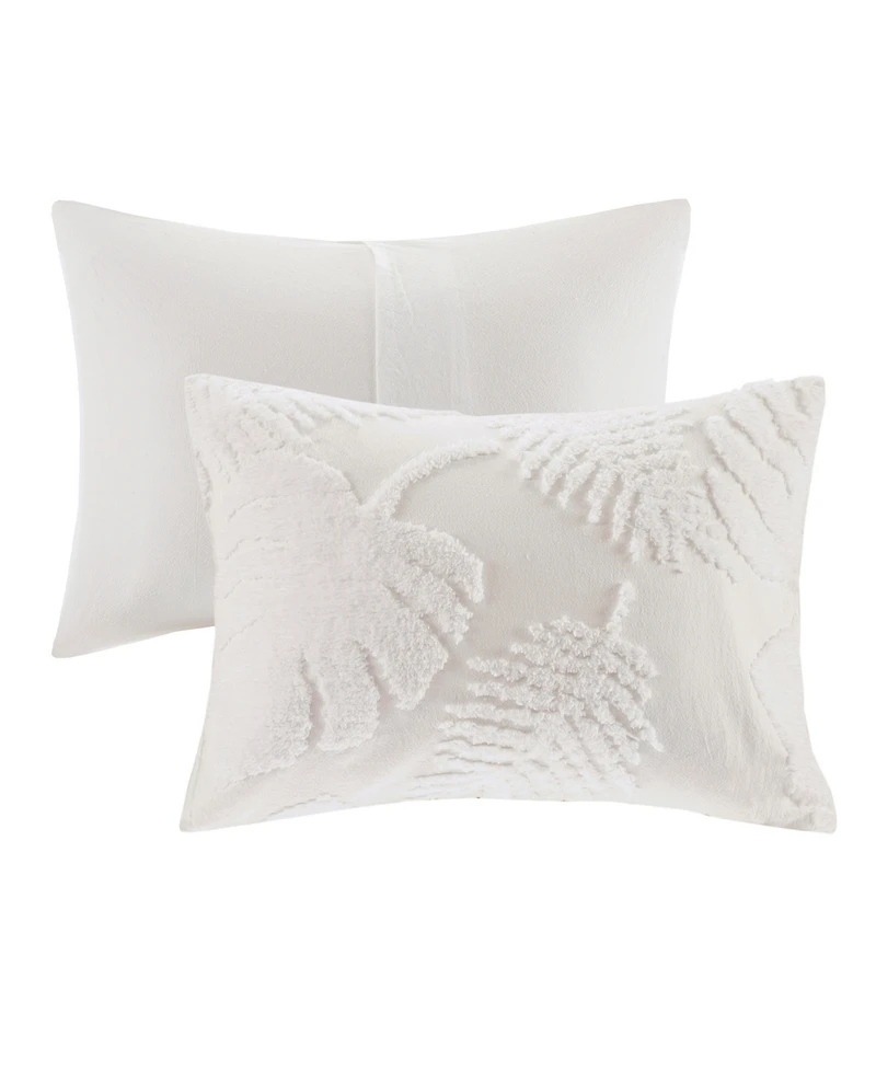 Madison Park Bahari Palm Tufted 3-Pc. Comforter Set, Full/Queen