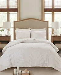 Madison Park Bahari Palm Tufted Duvet Cover Sets
