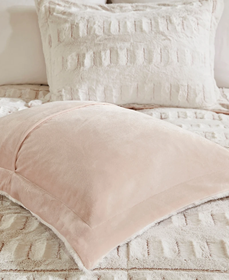 Madison Park Gia Faux-Fur 3-Pc. Comforter Set, Full/Queen