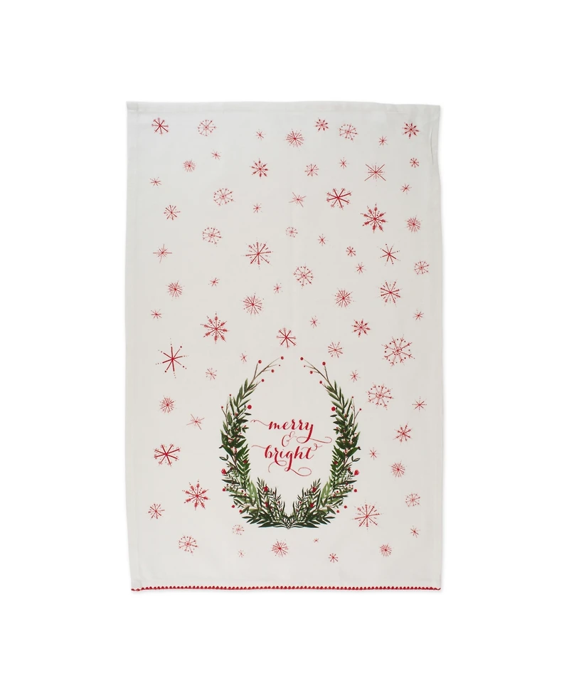 Design Imports Assorted Noel Printed Dishtowel Set