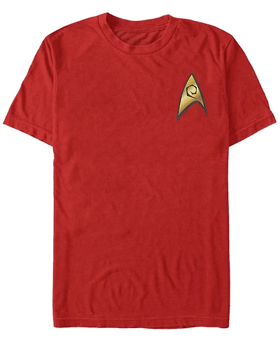 Star Trek Men's The Original Series Engineer Starfleet Insignia Short Sleeve T-Shirt