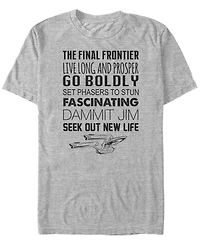 Star Trek Men's The Original Series Live Long And Prosper Short Sleeve T-Shirt
