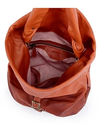 Old Trend Sweet Lotus Leather Bucket Bag