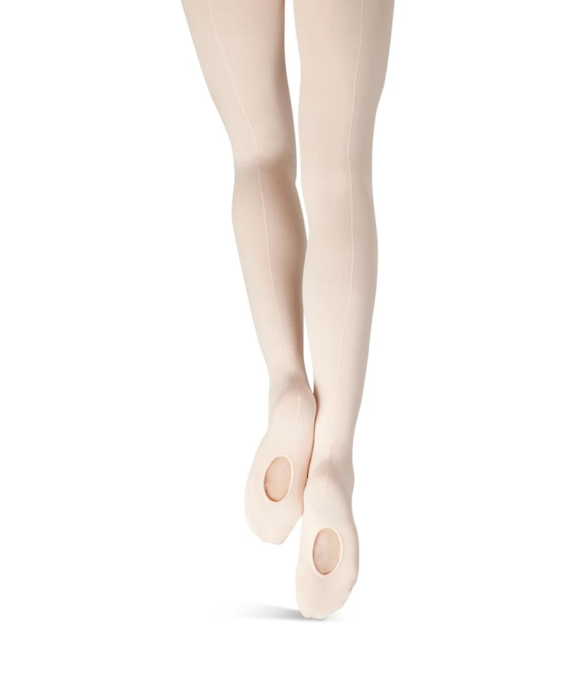 Capezio Girls Mesh Transition Tight w/ Mock Seam