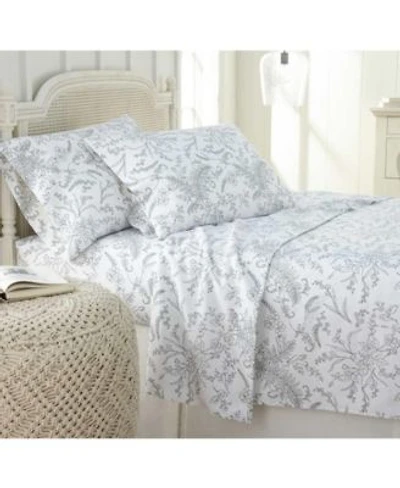 Southshore Fine Linens Ultra Soft Floral Or Solid 4 Pc. Sheet Sets