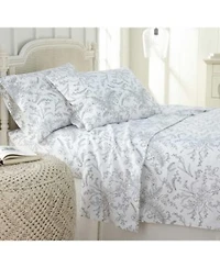 Southshore Fine Linens Ultra Soft Floral Or Solid 4 Pc. Sheet Sets