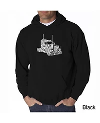 La Pop Art Men's Word Hoodie - Keep on Truckin