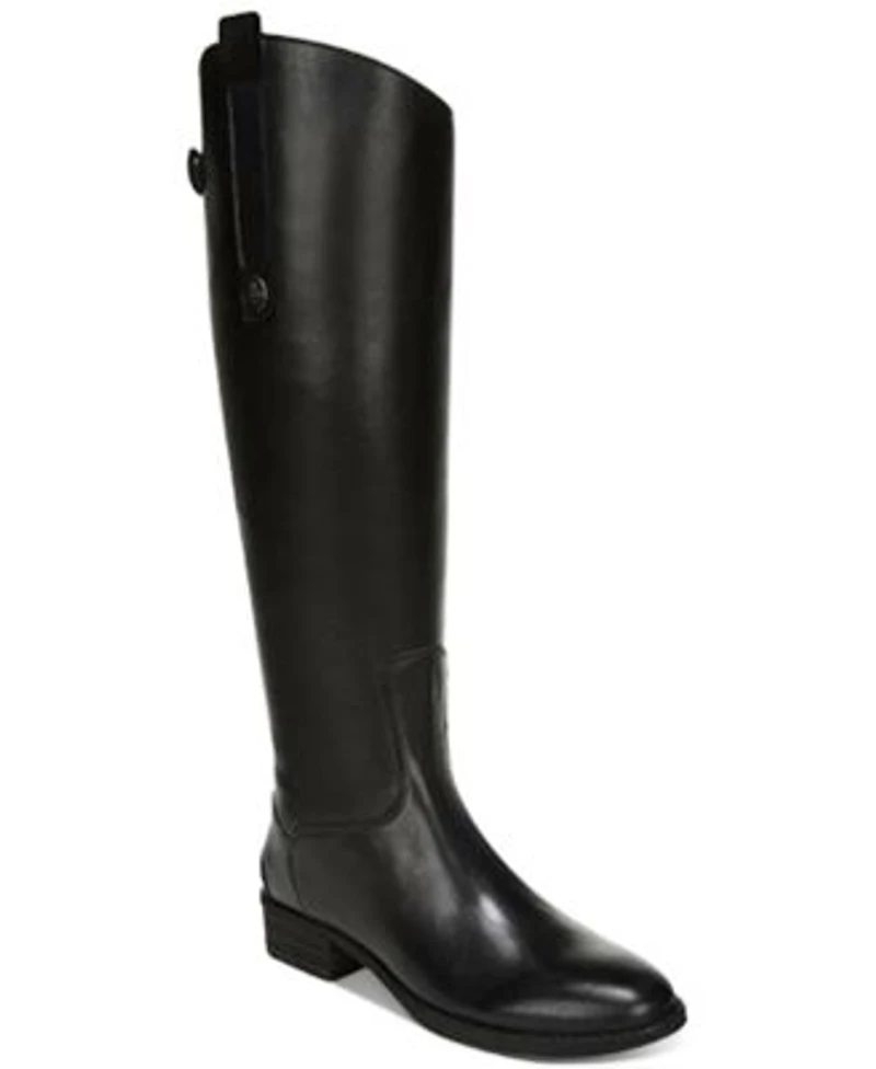 Sam Edelman Womens Penny Knee High Riding Boots Regular Wide Calf