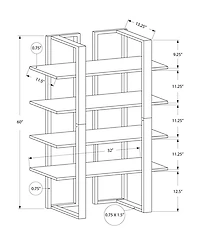 Monarch Specialties Bookcase