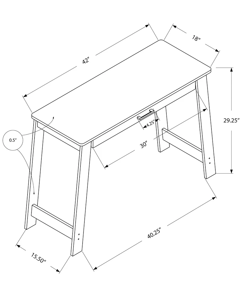 Monarch Specialties Computer Desk