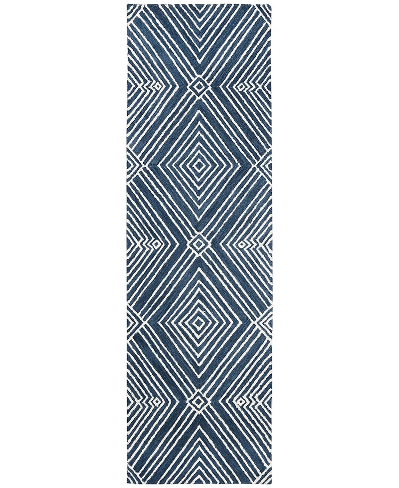 Lauren Ralph Lauren Isabella LRL6608N Indigo 2'3" X 8' Runner Area Rug