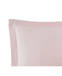 Brooklyn Loom Solid Cotton Percale -Pc. Duvet Cover Set